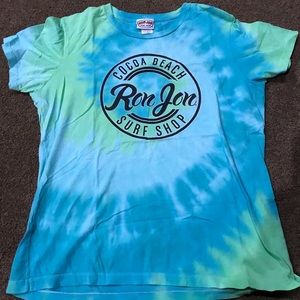 Cocoa Beach Ron Jon Surf Shop large tie dye t-shirt